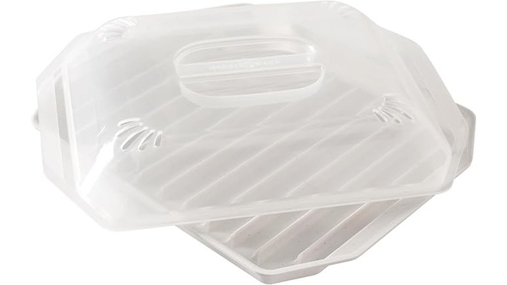 bacon rack with lid