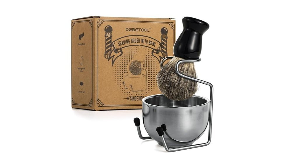 badger hair shaving set