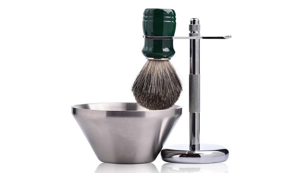 badger hair shaving set