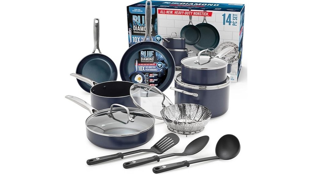 Blue Diamond Pan Review: Is It Worth the Hype blue diamond cookware set