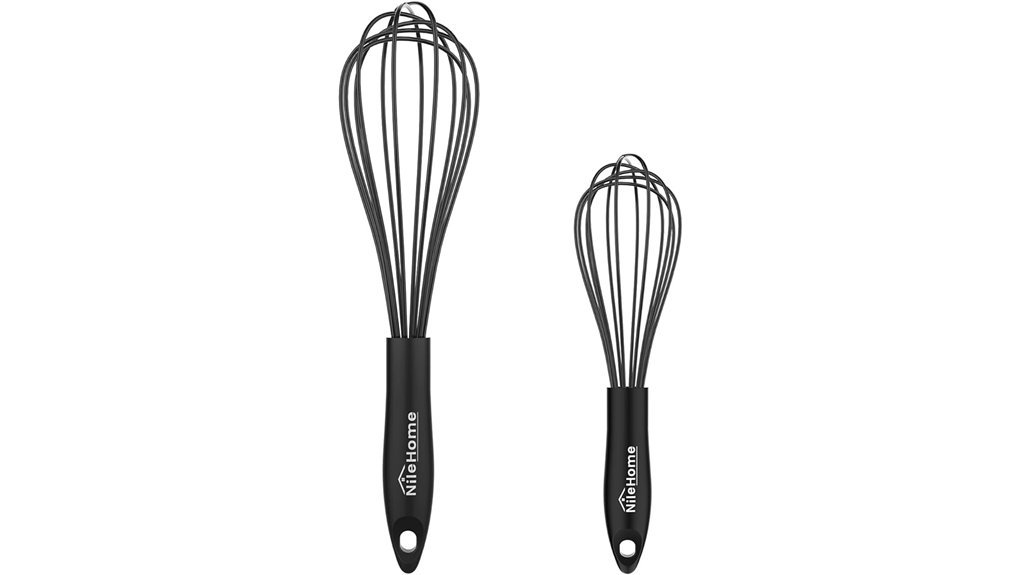 Best Silicone Whisks That Make Mixing Effortless black silicone whisk set