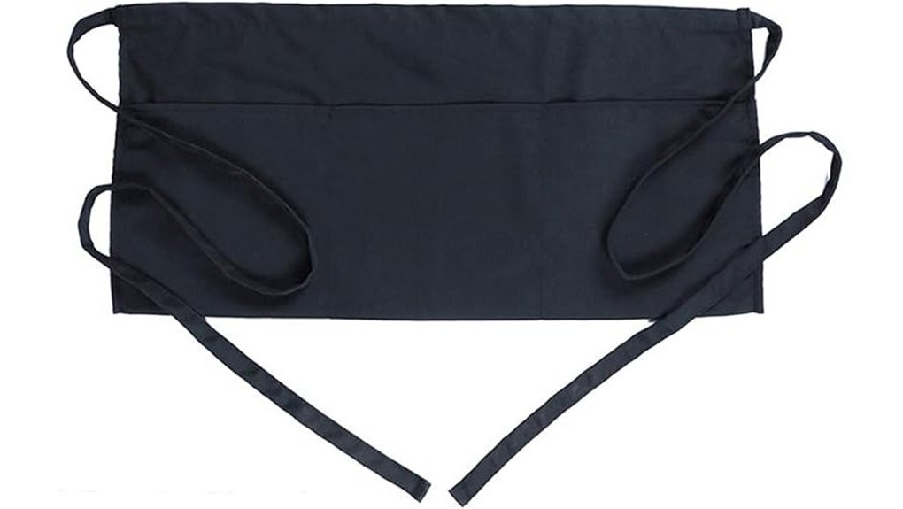 Best Server Aprons Waitstaff Actually Love to Wear black waist apron pockets