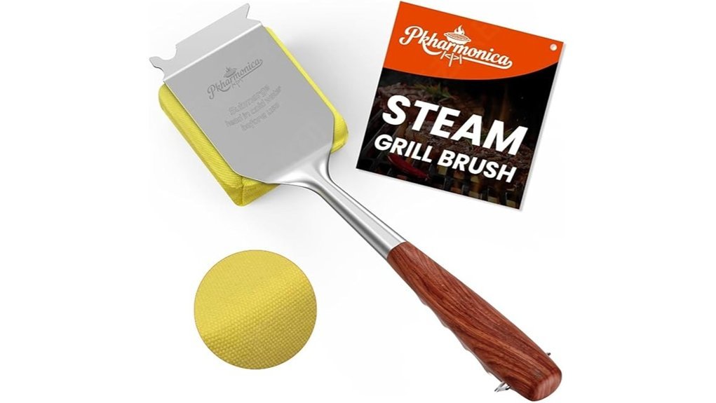 bristle free grill cleaning tool