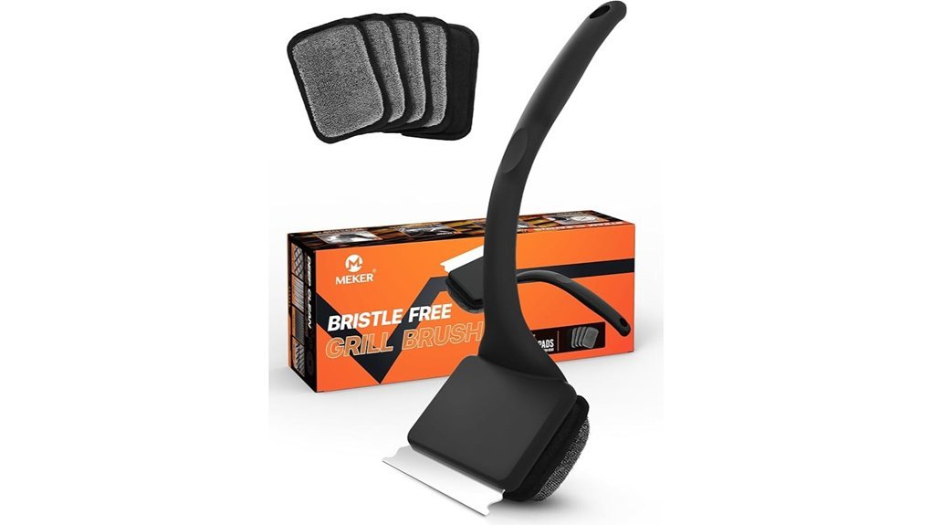 bristle free grill cleaning tool