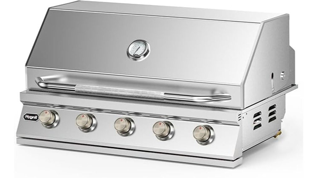 Best Built-In Grills That Elevate Any Outdoor Kitchen built in 5 burner grill