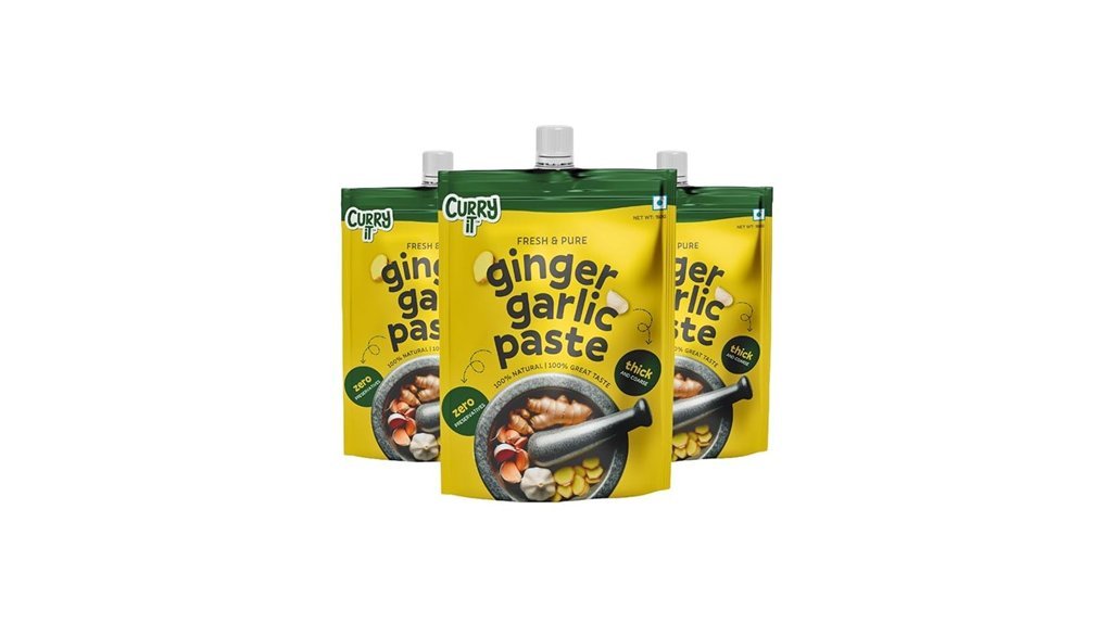 ginger garlic paste trio