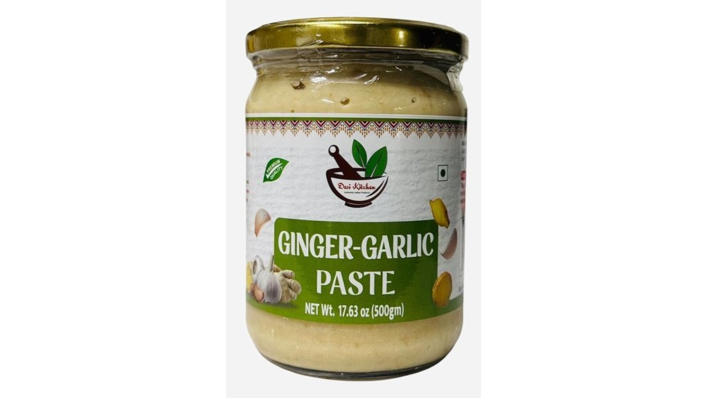 ginger garlic paste jar