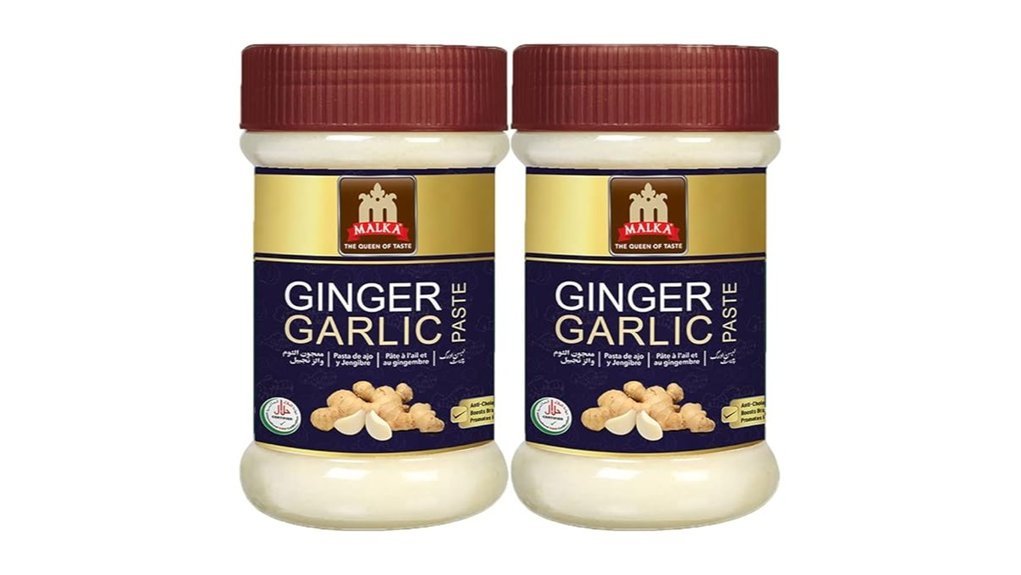 ginger garlic paste jars