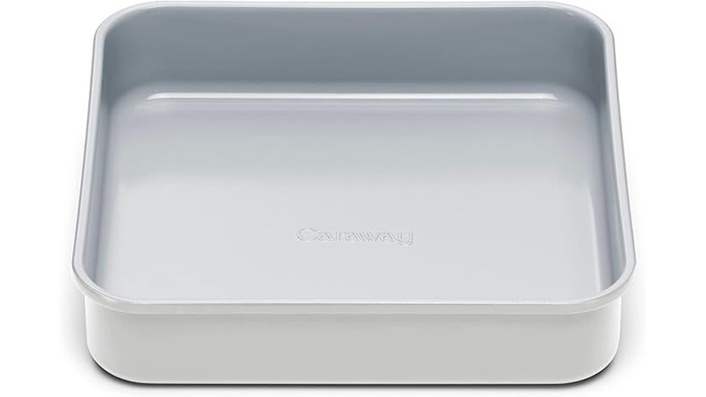 Caraway vs HexClad: Which Cookware Is Actually Worth It gray ceramic square pan