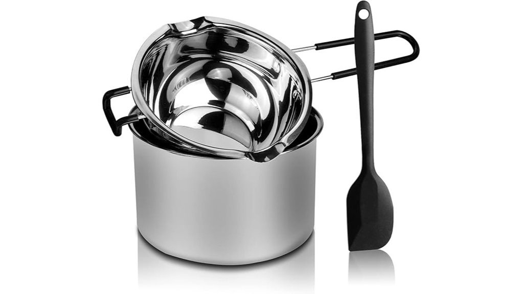 double boiler pot set