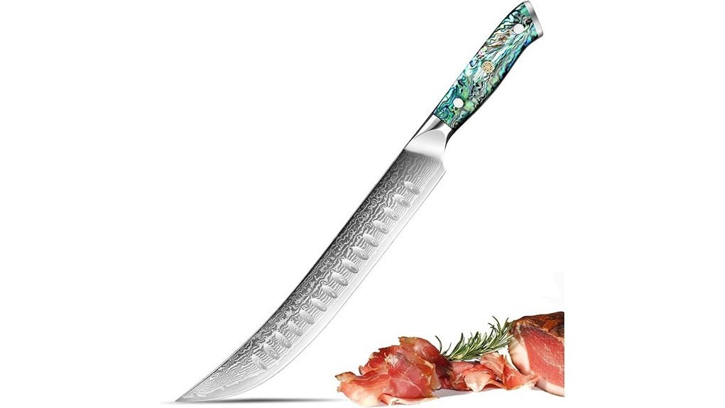 damascus butcher knife excellence
