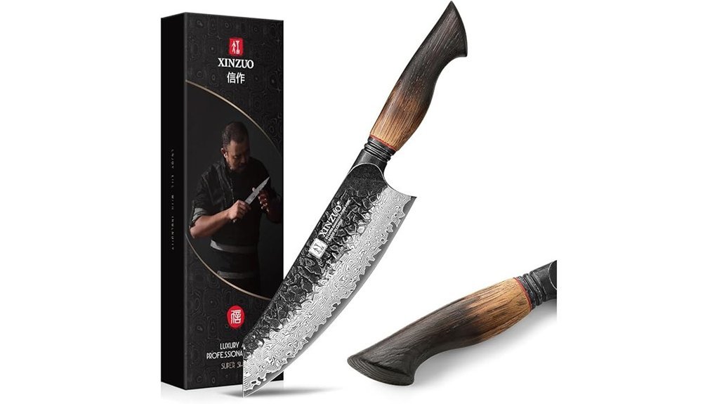 Xinzuo Knife Review: Are These Blades Worth It damascus santoku knife elegance