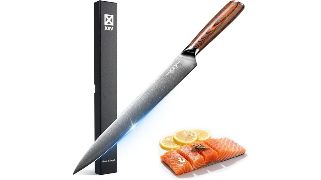 damascus sashimi knife elegance