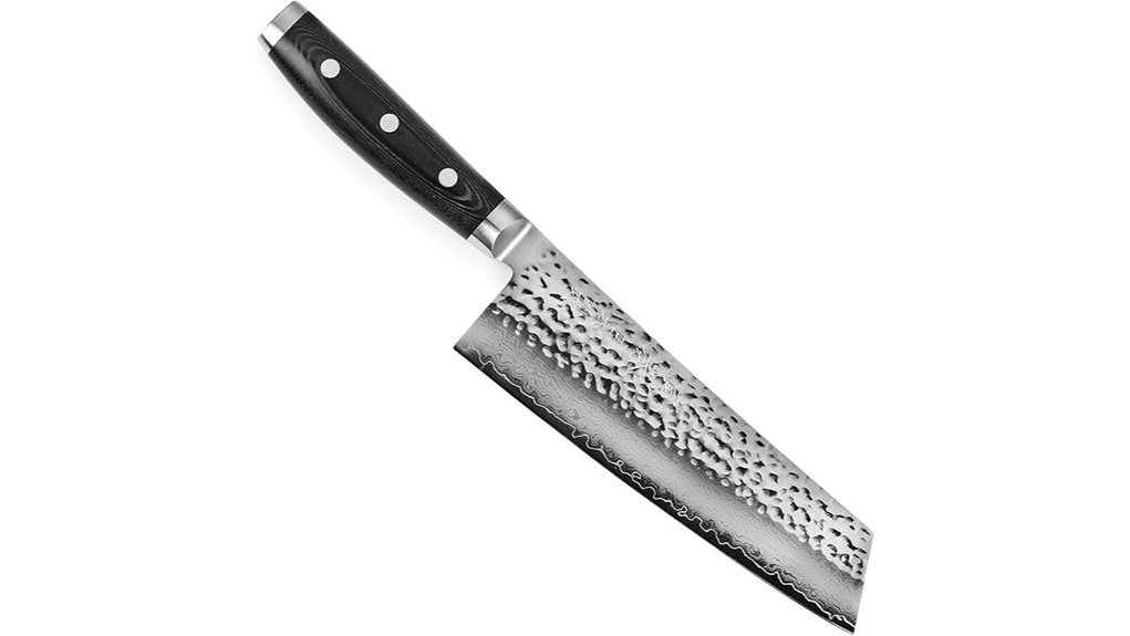 damascus steel bunka knife