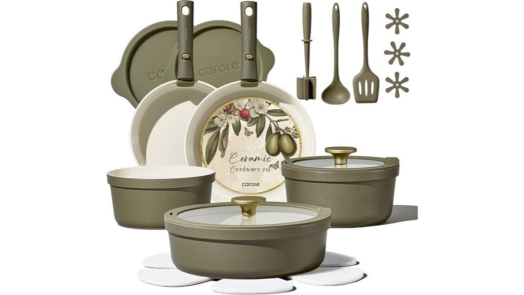 detachable handle cookware set