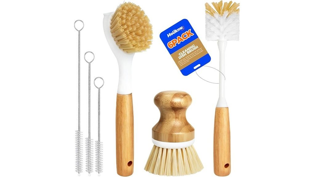 dish brush scouring set