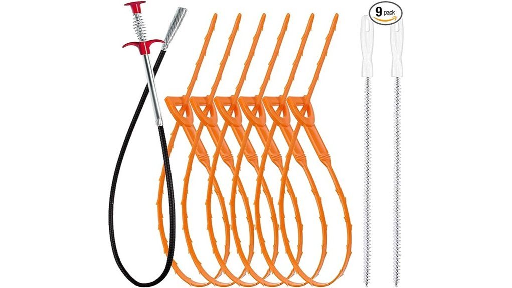 drain cleaning tool set