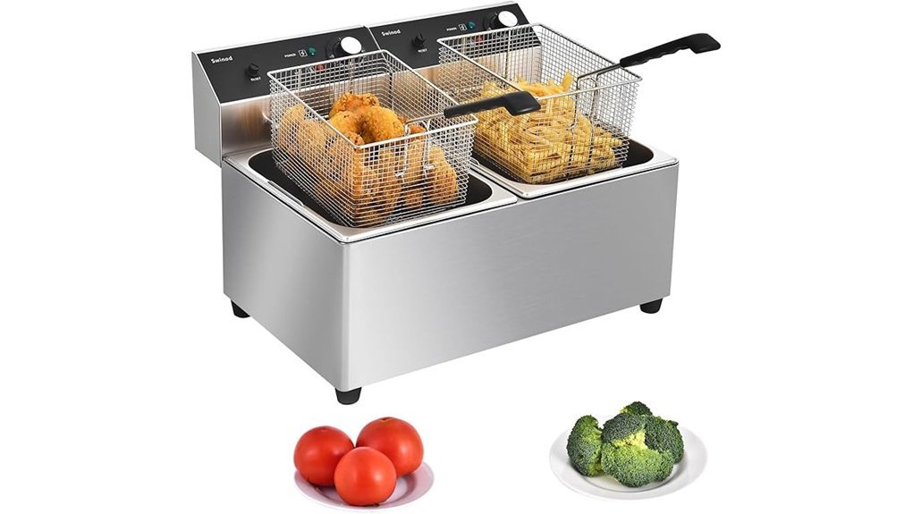 dual tank electric fryer