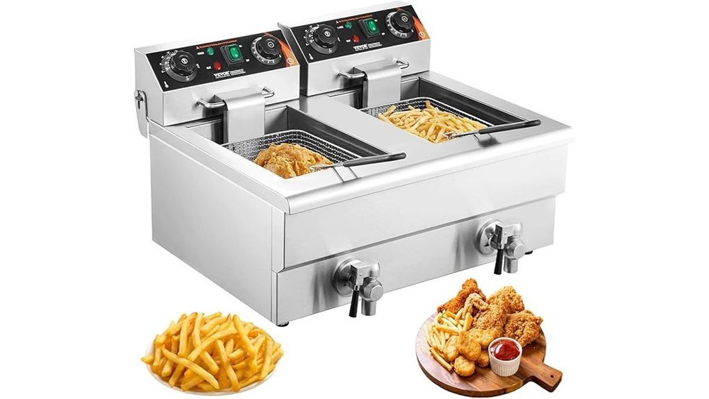 dual tank electric fryer