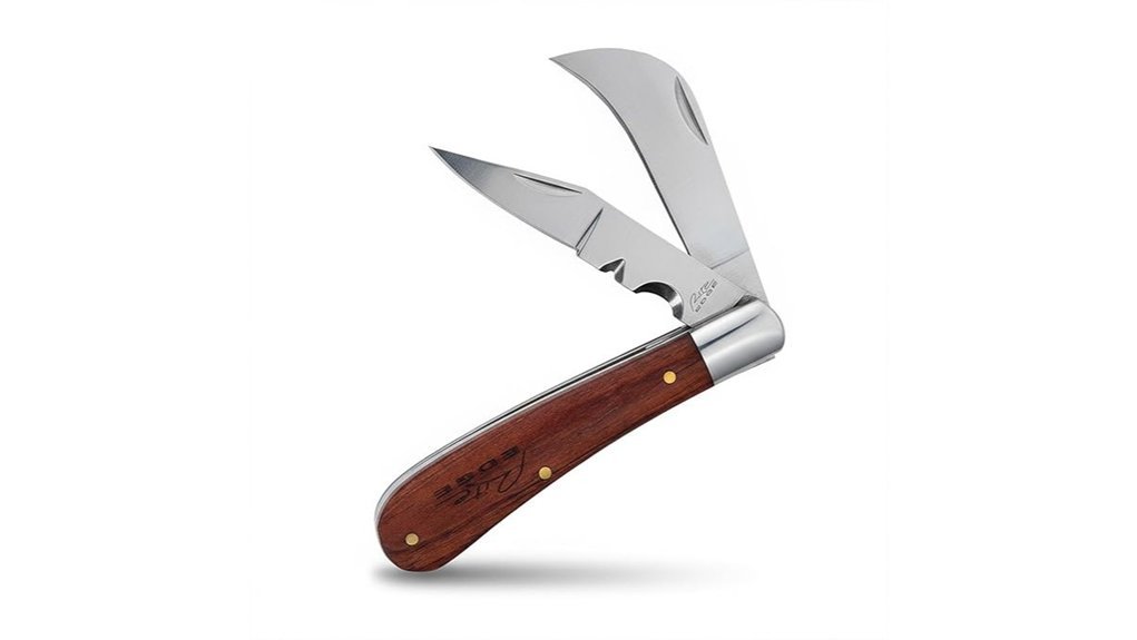 dual blade pruning knife