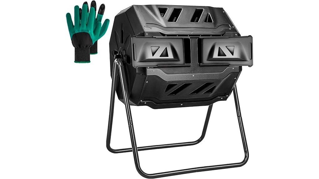 dual chamber compost bin