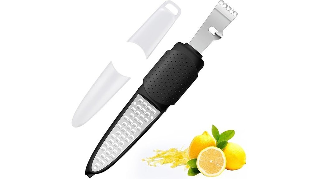 Best Zesters Home Cooks Swear By for Bright Flavor dual purpose lemon zester tool