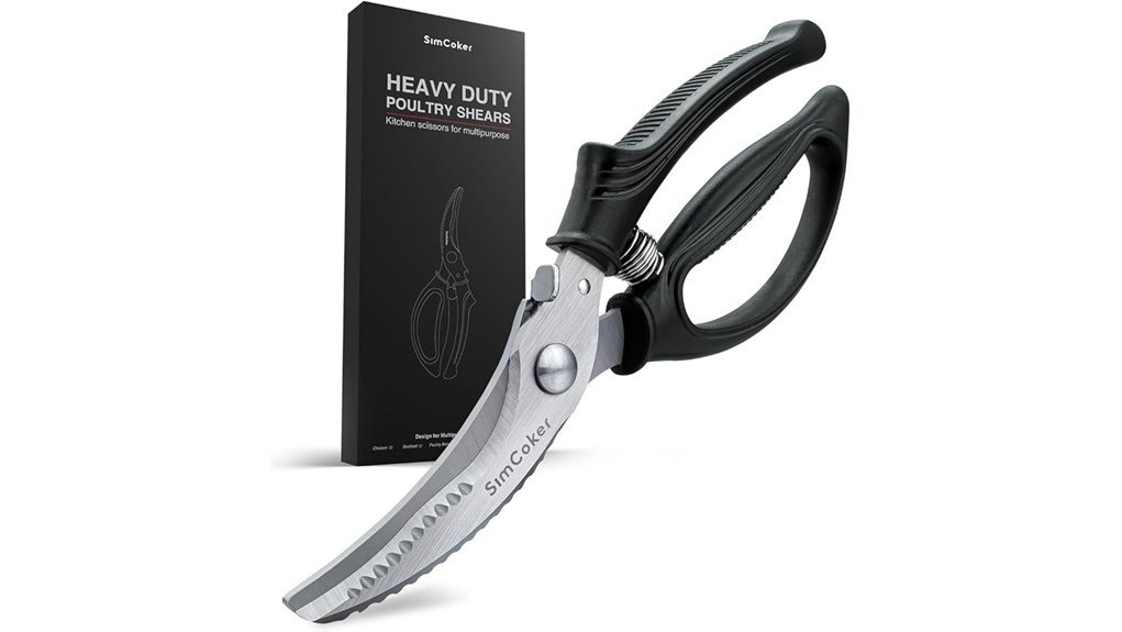 durable poultry shears with lock