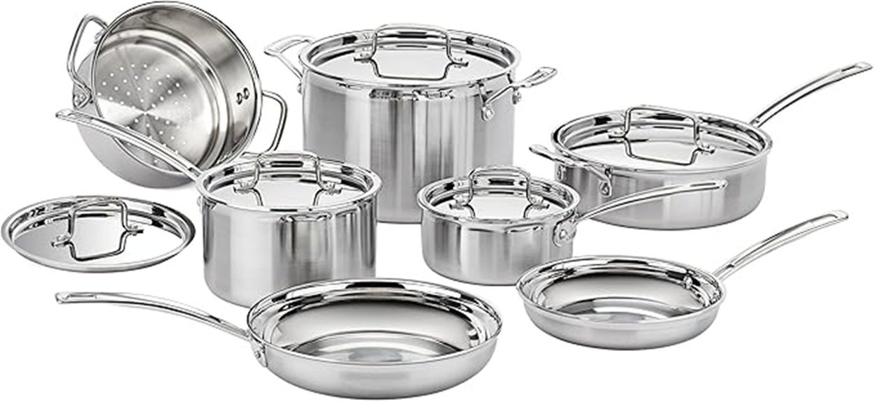durable stainless steel cookware