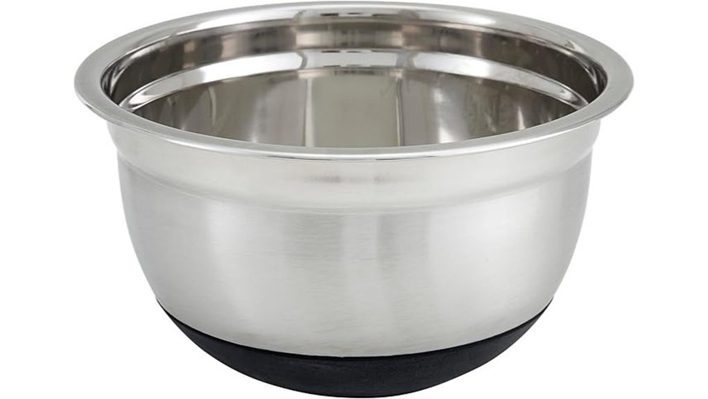 durable stainless steel bowl