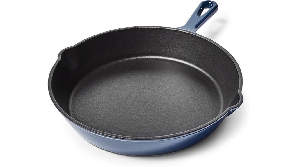 enameled cast iron skillet