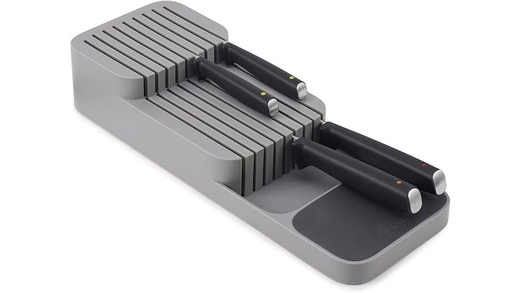 Best Under Cabinet Knife Storage That Clears Counter Space efficient knife storage solution