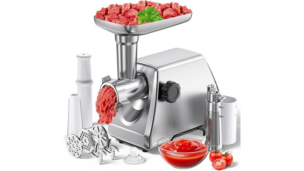 electric meat grinder press