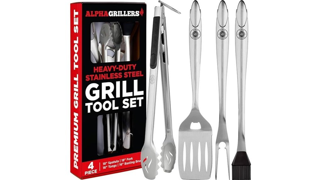 essential bbq tool set