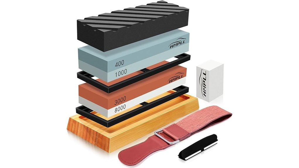 The Best Japanese Whetstones for Razor-Sharp Edges four sided knife sharpening set