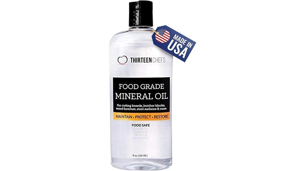 Best Cutting Board Oils That Keep Wood Looking New food grade mineral oil