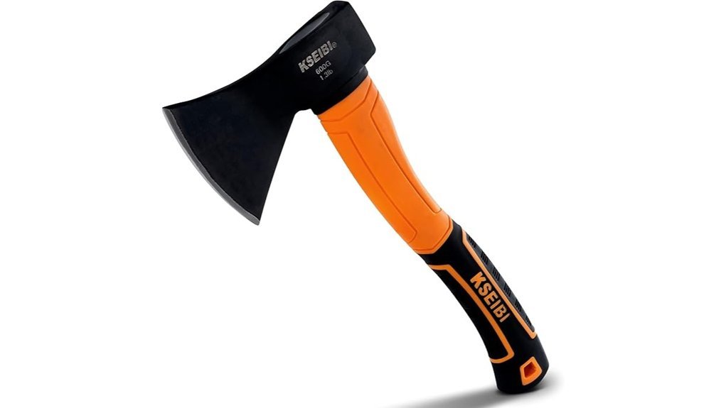 forged steel camping hatchet