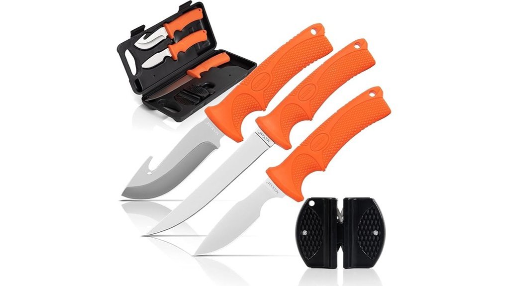 Best Skinning Knives Hunters Actually Rely On five knives with sharpener