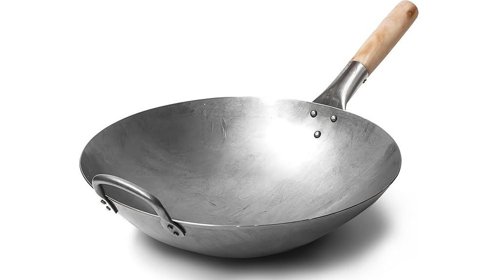 hand hammered carbon steel