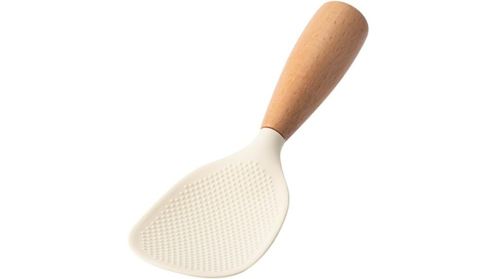 heat resistant silicone rice spoon