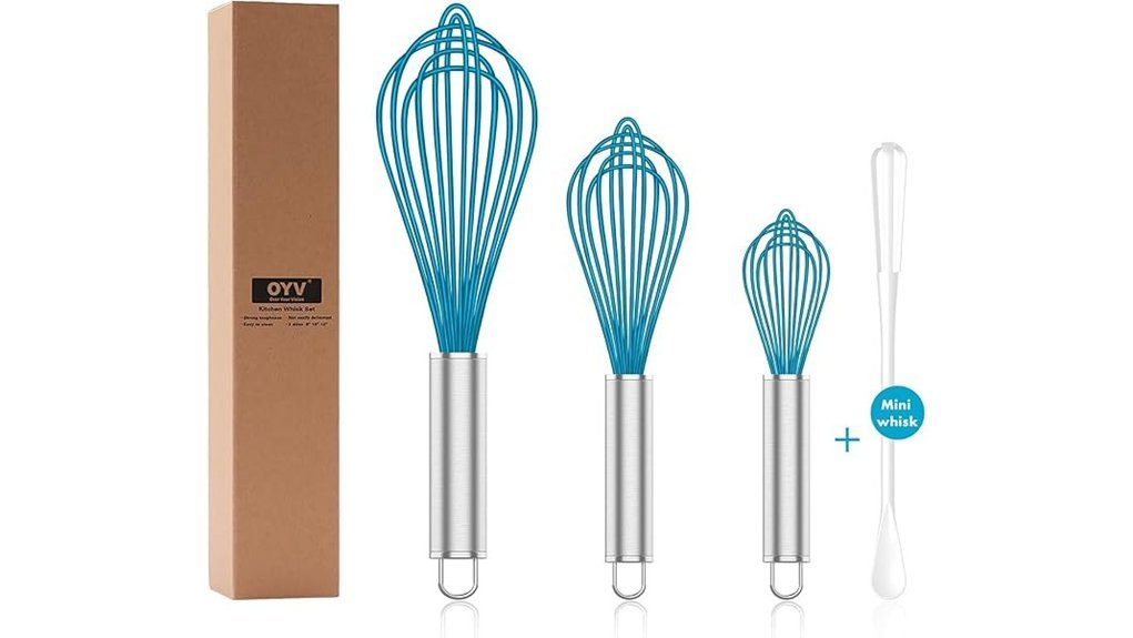 Best Silicone Whisks That Make Mixing Effortless heat resistant silicone whisks