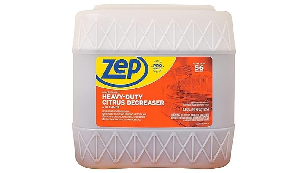 heavy duty citrus degreaser