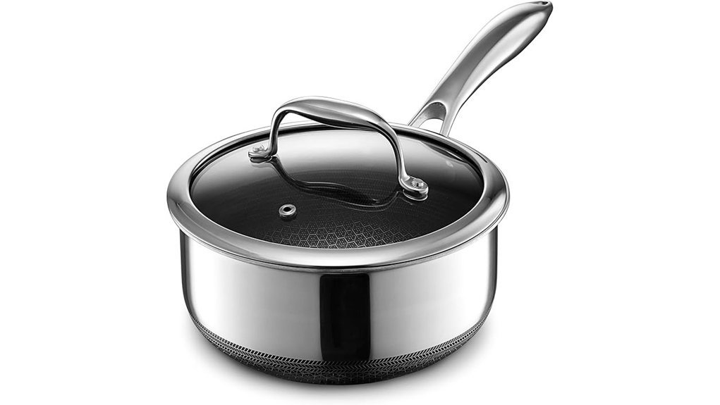 hybrid nonstick saucepan lid