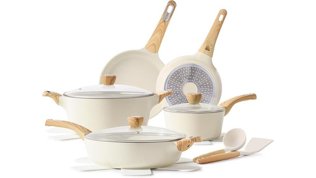induction nonstick cookware set