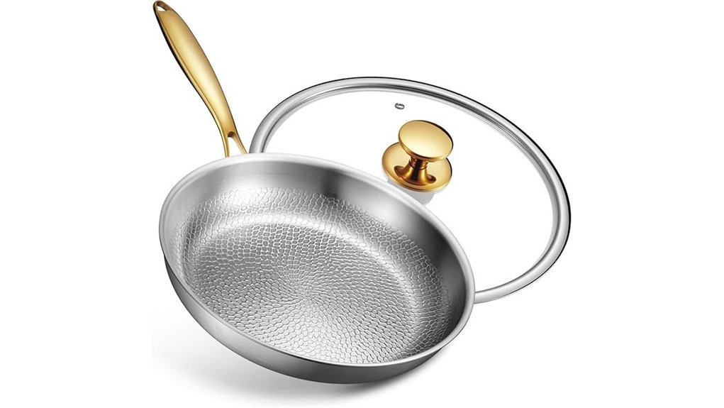 induction safe titanium skillet