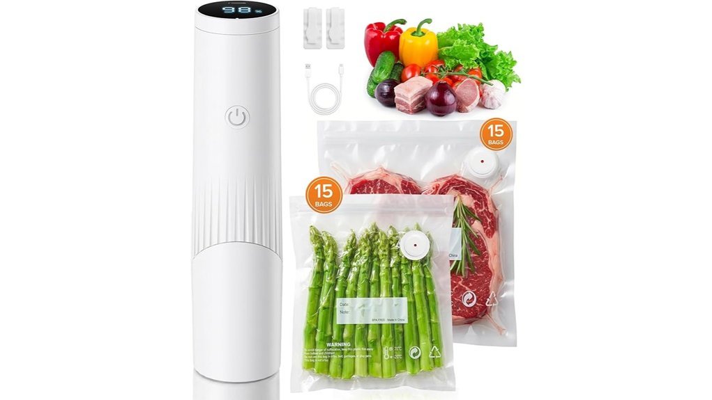 lcd display food sealer