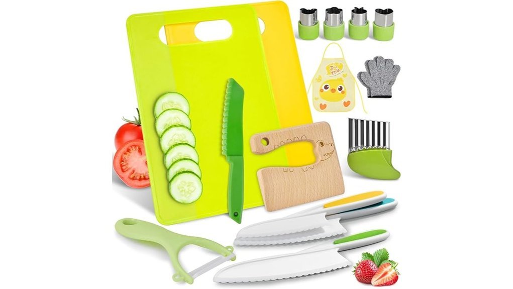 Best Toddler Knives That Make Little Chefs Safer montessori kitchen toy set
