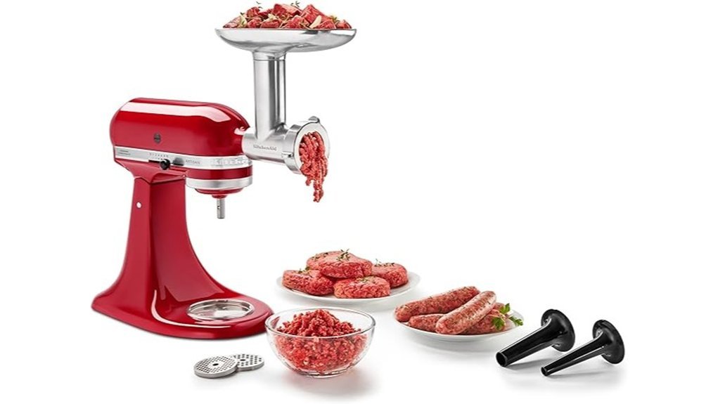 metal food grinder attachment