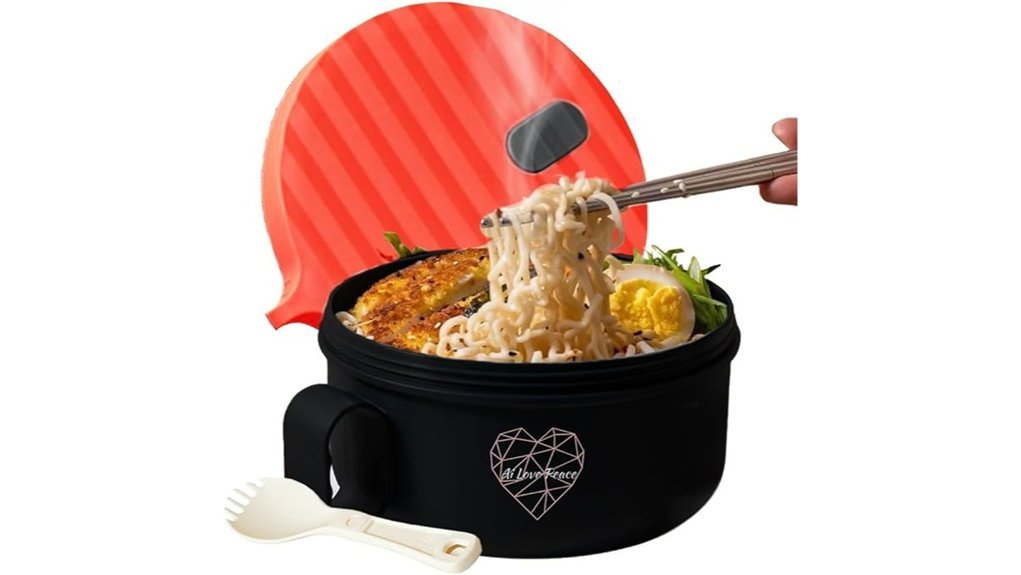 microwaveable ramen bowl cooker