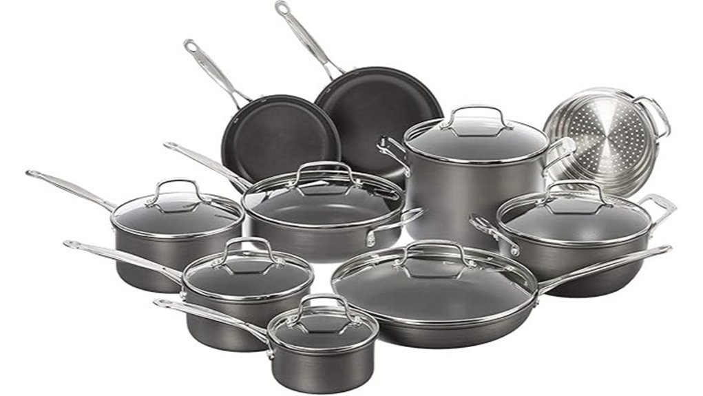 nonstick cookware set deluxe