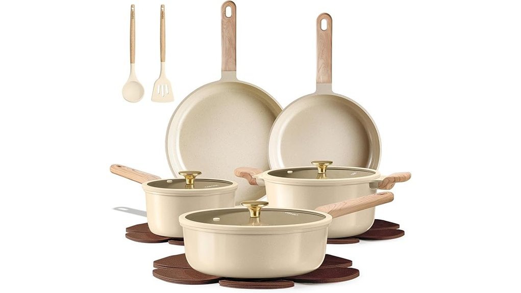 nonstick ceramic cookware set